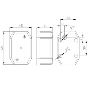 LED ETUVALO 0,5M DC JOHDOLLA