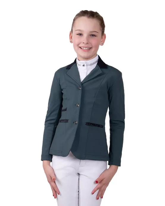 QHP Juliet Junior Kisatakki 140cm vihreä