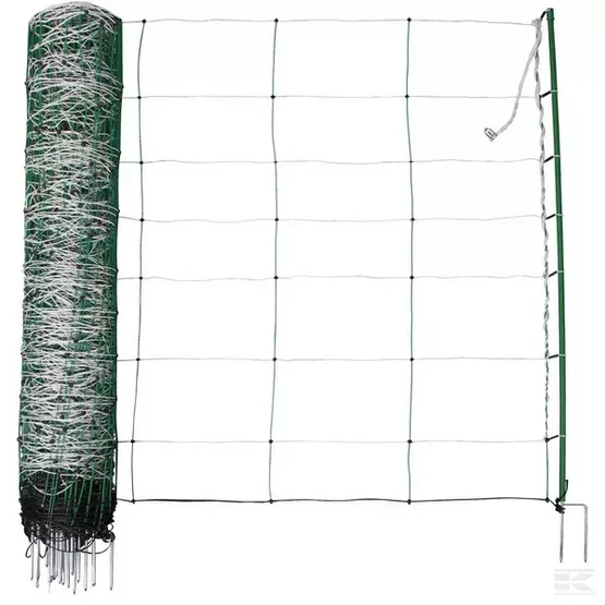 Lammasverkko Topline Plus -verkko 90 cm, pylväs kahdella piikillä