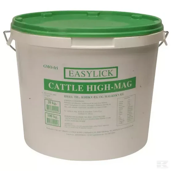 Nuoluämpäri Easylick High Mag, naudoille, 20 kg