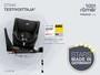 Britax SWINGFIX M I-SIZE V22, 0-18kg, pyörii ovelle
