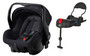 Britax Primo -turvakaukalo + Britax Primo -jalusta, Black Shadow