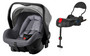 Britax Primo -turvakaukalo + Primo -jalusta, Elephant Grey