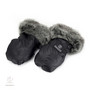Työntöaisan hanskat / muhvi / kädenlämmitin, Black