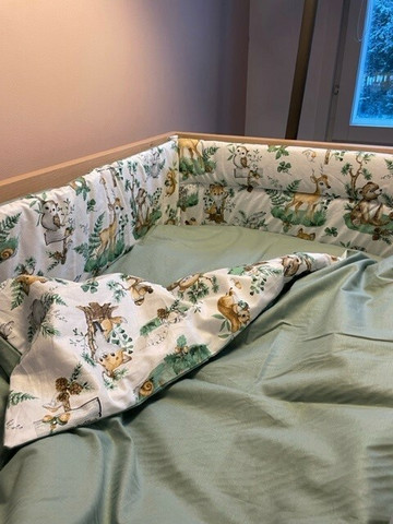 Reunapehmuste  pinnasänkyyn, Eimi, Isot metsäneläimet - 360cm