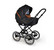 Vesta Classic - Musta Melange / brown-leatherette