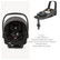 i-Snug 2 + i-Base Advance, Coal/musta (varastossa)