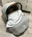 Vauvan pehmeä peitto, kapalointiin/syliin, lämmin, salvia, 100x70cm