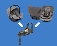 Vauvasta taaperoon -setti: Joie i-Snug 2 + i-Venture R, 0-18kg