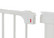 BabyDan Anne -turvaportti jatkopalalla, 83,5cm - 90,3cm, valkoinen