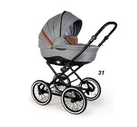 Vesta Classic, Grey Melange - Cognac - 31