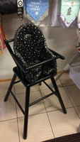 Istuinpehmuste syöttötuoliin, kettu ja puput, kotimainen