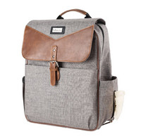 Hoitolaukku / hoitoreppu, Bebekindom Sofie, brown/grey melange