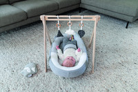 Vauvapesä, unipesä, babynest Doomoo Cocoon, Classic Grey