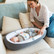 Vauvapesä, unipesä, babynest Doomoo Cocoon, Bear Grey