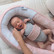 Vauvapesä, unipesä, babynest Doomoo Cocoon, Bear Grey