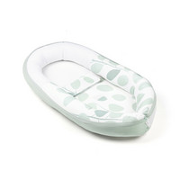 Vauvapesä, unipesä, babynest Doomoo Cocoon, Leaves Aqua Green