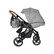 Ozzi -yhdistelmävaunut, Light Grey Melange / Black