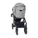 Ozzi -yhdistelmävaunut, Light Grey Melange / Black