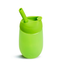 Juomamuki pillillä, Munchkin Simple Clean Cup, vihreä, 296ml
