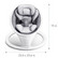 Munchkin babysitter / keinu, Baby Swing White, bluetooth + kaukosäädin