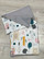 Reunapehmuste + pussilakanasetti, Rauhalliset ketut / Harmaa - 360cm