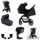 Britax B-Agile R - kuomuratas + vaunukoppa + adapterit