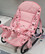 B&BabyBus Swingy -babysitter lelukaarella, pinkki