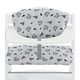 Istuinpehmuste Hauck Alpha+ -syöttötuoliin, Deluxe Nordic Grey