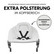 Haucka Alpha Premium -babysitter, Light Grey - 2024
