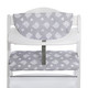 Istuinpehmuste Hauck Alpha+ -syöttötuoliin, Deluxe Teddy Grey