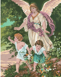Collection d' Art Suojelusenkeli, kanavatyöpaketti, 40 x 50 cm