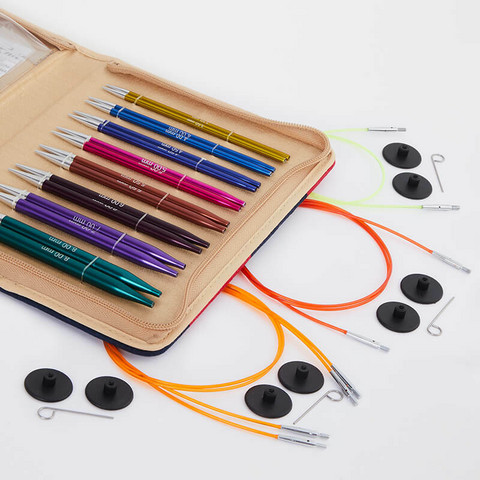 KnitPro Zing Delux -pyöröpuikkosetti
