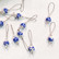 KnitPro Blooming Blue kukka-silmukkamerkki