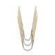 Addi CraSyTrio Bamboo -sukkapuikot 24 cm, 2.5 - 3.5 mm