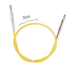 KnitPro Smart Stix Kaapeli koottaviin pyöröpuikkoihin 40 - 150 cm