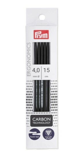 Prym Ergonomics Carbon sukkapuikot 15 cm, 2.0 - 3.0 mm