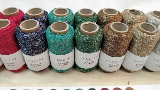 Katia Concept 10 Shiny Shades -kimallelanka, turkoosi