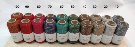Katia Concept 10 Shiny Shades -kimallelanka, turkoosi