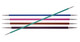 KnitPro Zing sukkapuikot, 20 cm, 2.5 - 6.0 mm, alumiini
