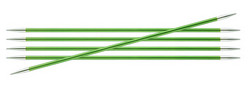KnitPro Zing sukkapuikot, 20 cm, 2.5 - 6.0 mm, alumiini