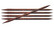 KnitPro Cubics neliskanttiset sukkapuikot, 20 cm, 3.0 - 6.0 mm