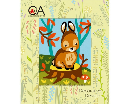 Collection d`Art Lasten kanavatyö -paketti, Metsän eläimet
