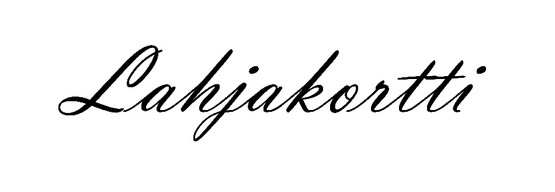 Lahjakortti