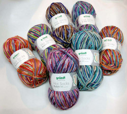 Gründl Hot Socks Rubin 4-ply bambusukkalanka