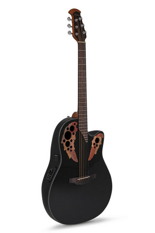 Elektro-akustinen kitara Ovation Celebrity Elite CD44-5G Black, mid cut