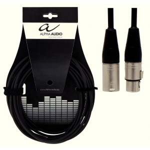 Mikrofonijohto xlr/xlr 3m Alpha Audio Pro Line