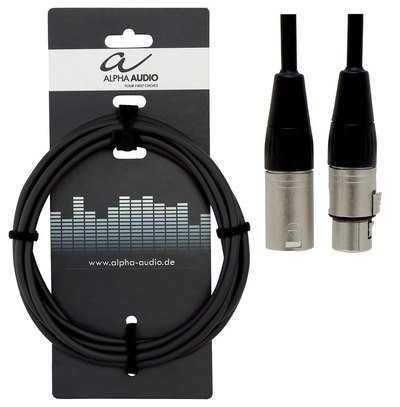 Mikrofonijohto xlr/xlr 1,5m Alpha Audio