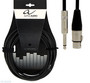 Mikrofonijohto xlr/plugi 6m Alpha Audio Pro Line