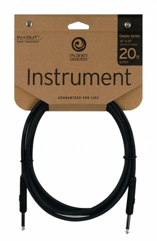 Instrumenttijohto plugi/plugi 6m Planet Waves Classic series